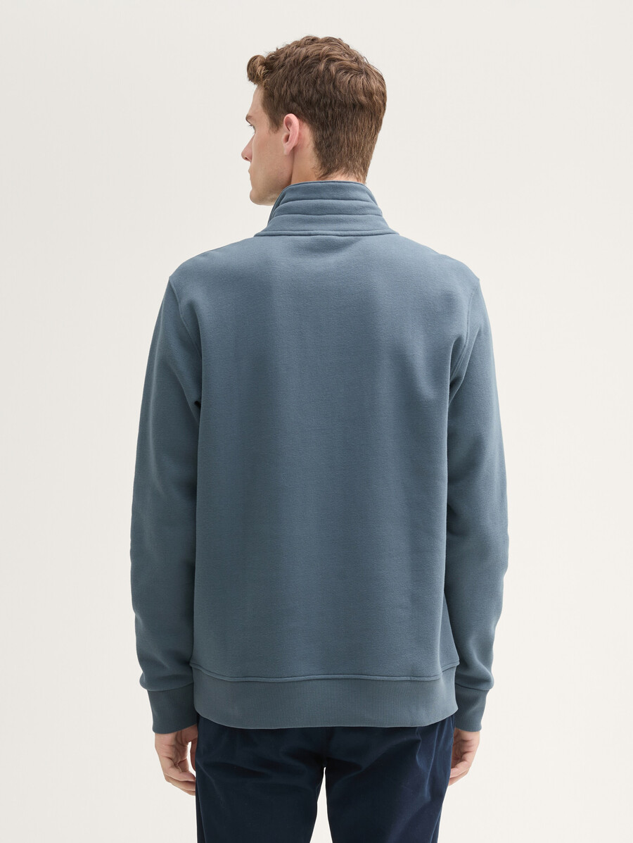 troyer sweatshirt mit logo-aufnäher