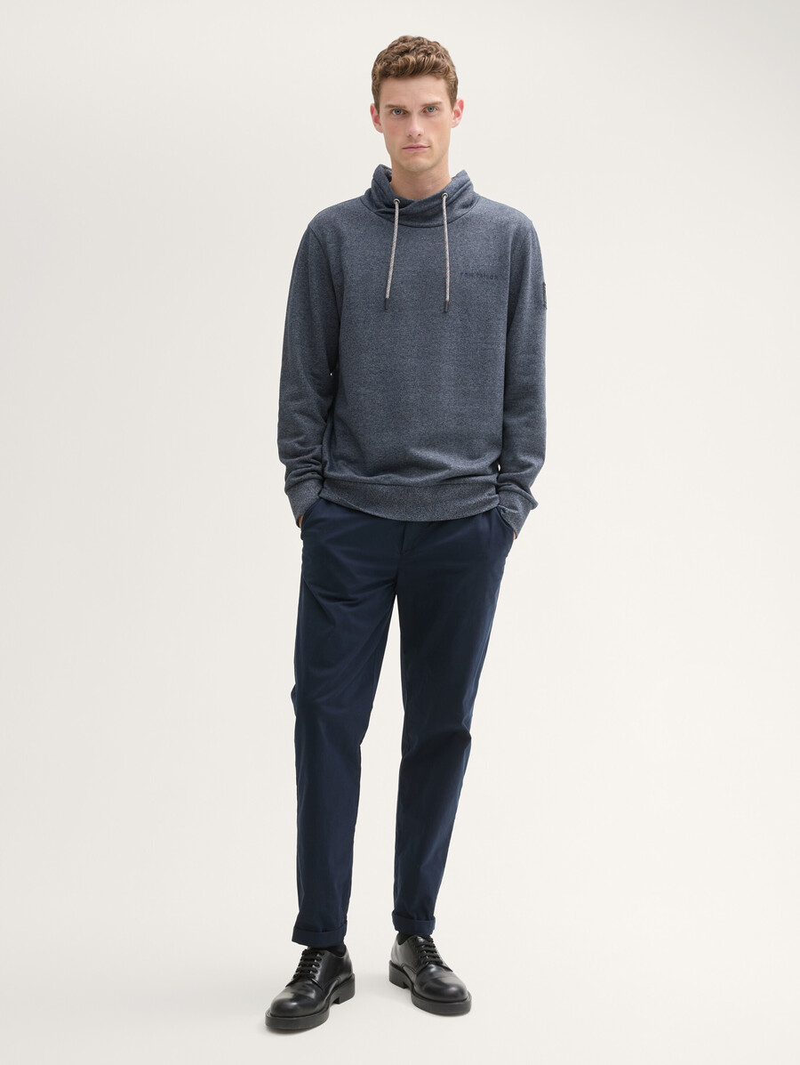 sweatshirt mit logodetails