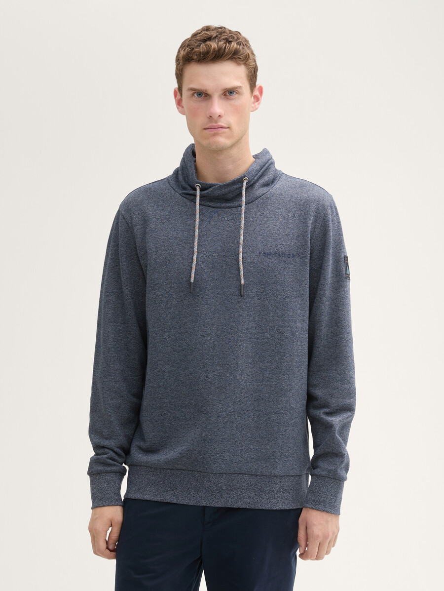 sweatshirt mit logodetails