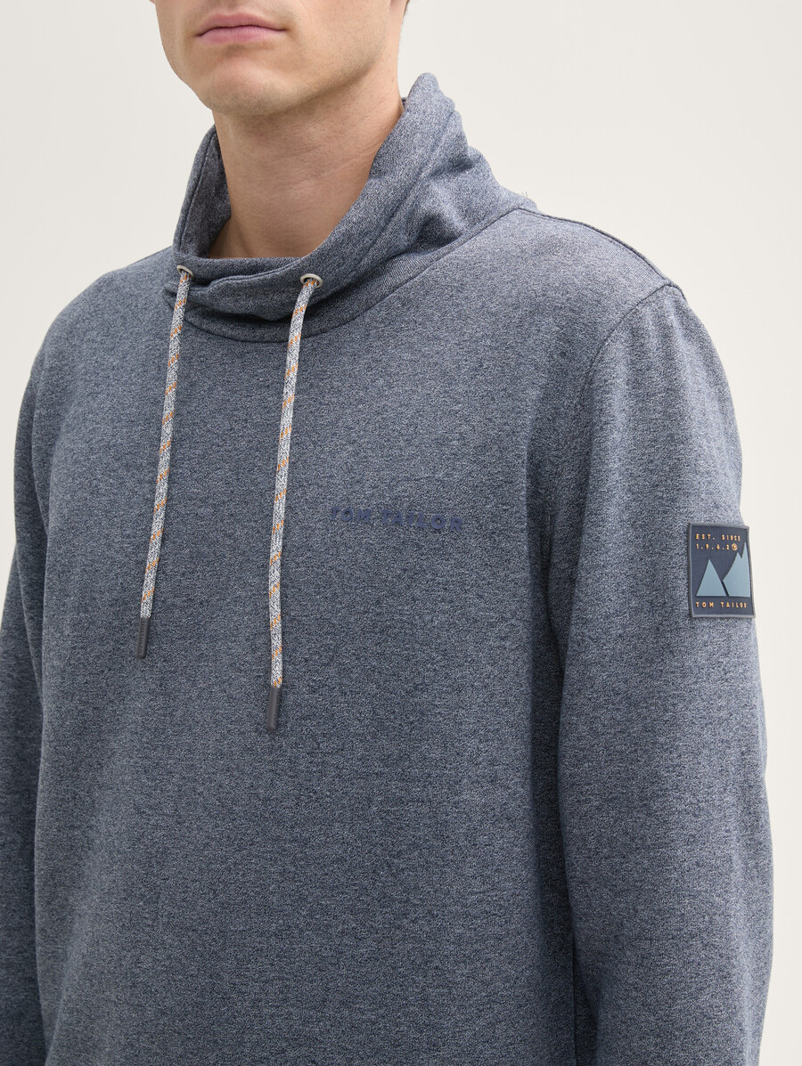sweatshirt mit logodetails