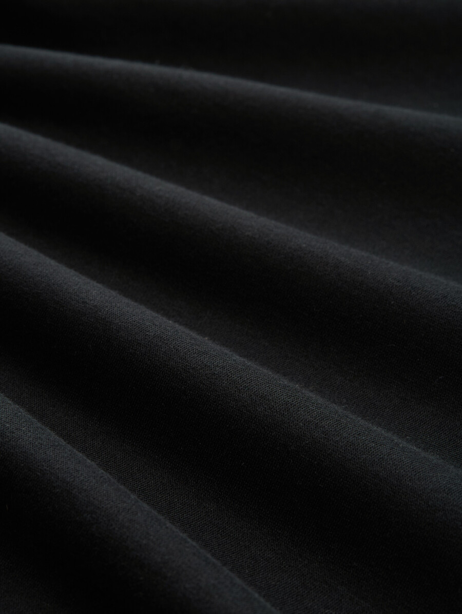 sweatshirt mit rundhalsausschnitt und aufdruck