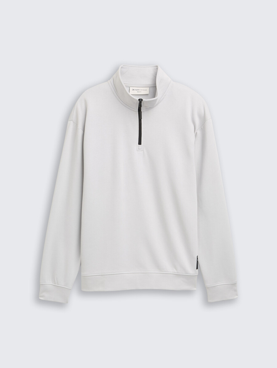 troyer sweatshirt mit logo-aufnäher