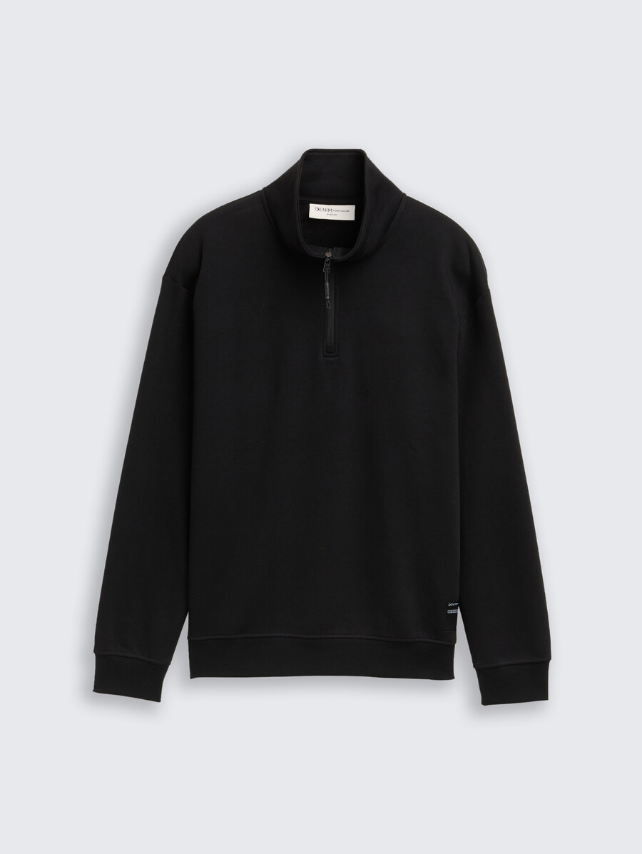troyer sweatshirt mit logo-aufnäher