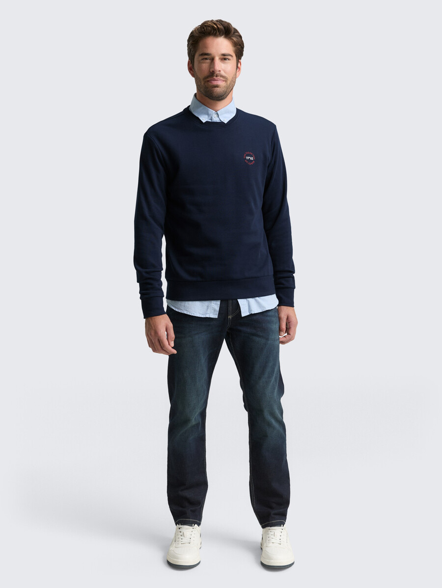 sweatshirt mit logodruck