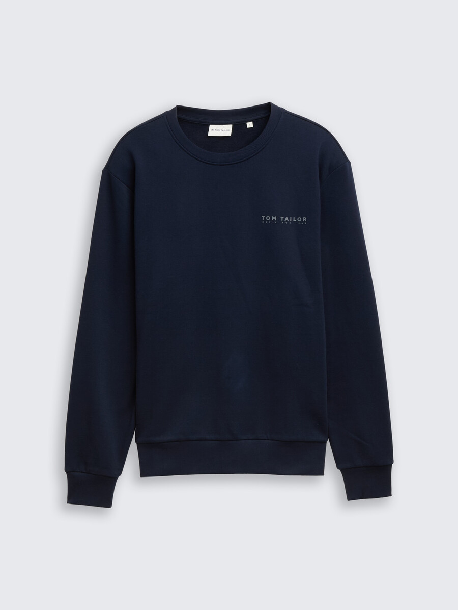 sweatshirt mit rundhalsausschnitt
