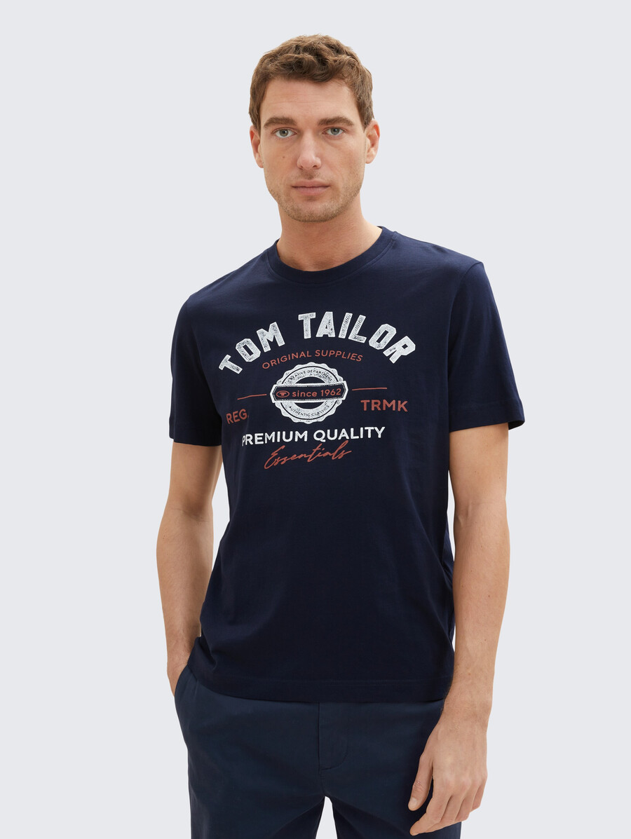 t-shirt mit logodruck