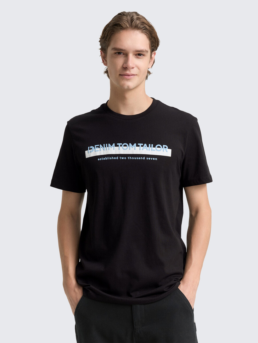 t-shirt mit logodruck