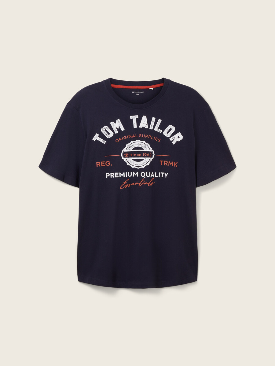plus size - t-shirt mit logodruck