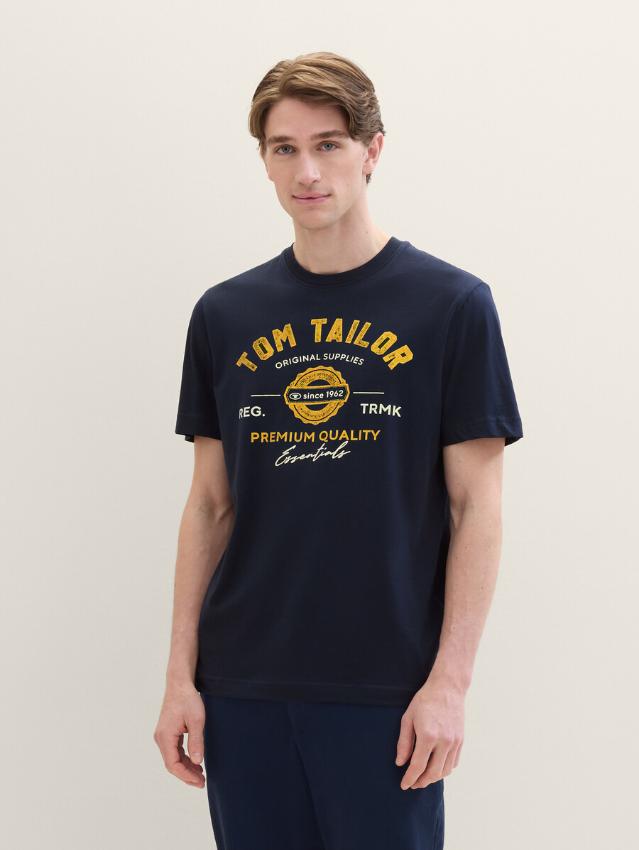 t-shirt mit logodruck