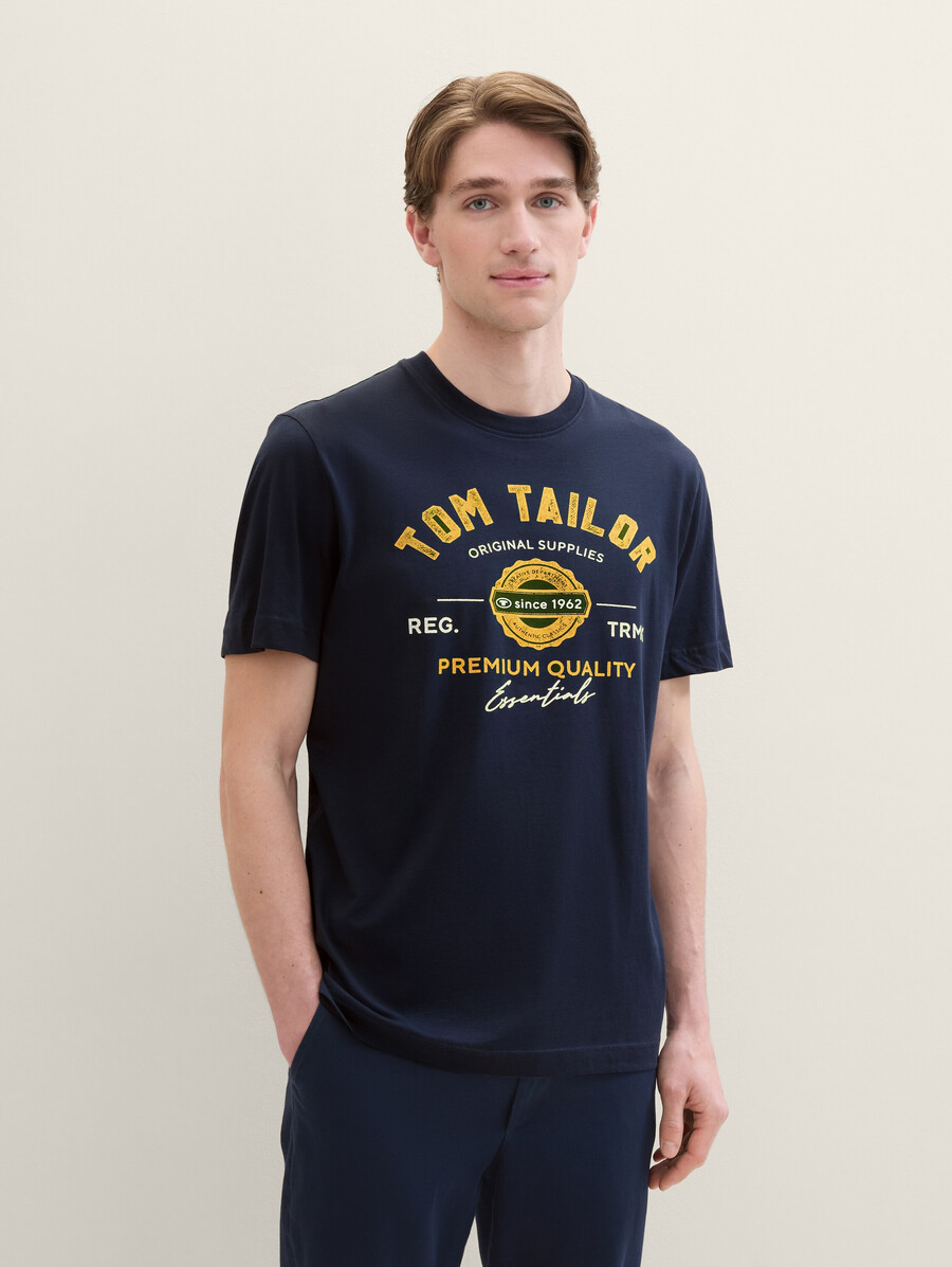 t-shirt mit logodruck