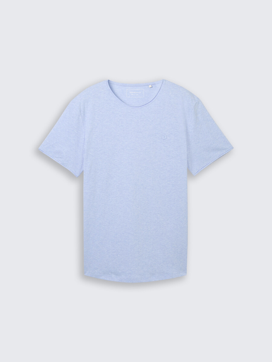 t-shirt im melange-look