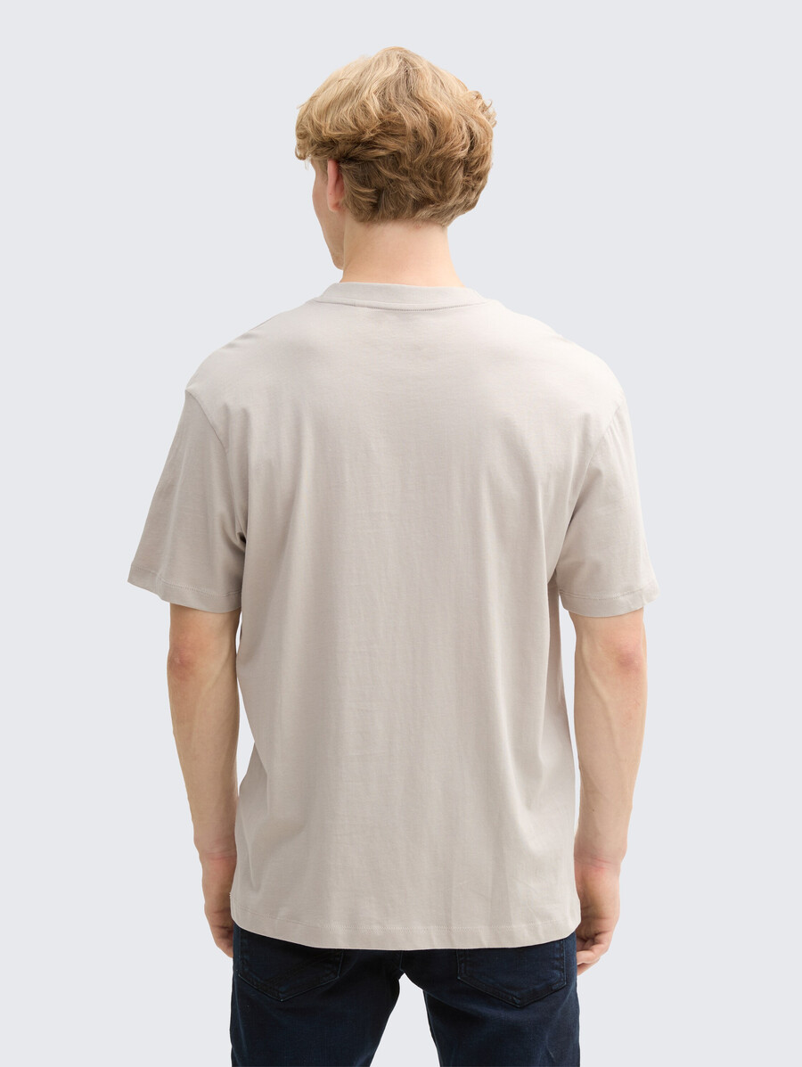 baumwoll-t-shirt mit lockerer passform