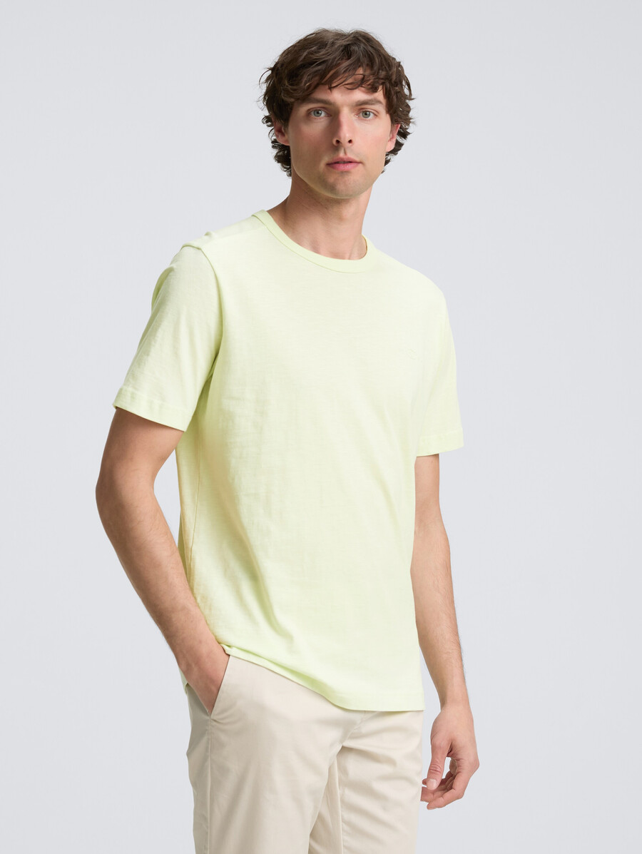 einfaches baumwoll-t-shirt