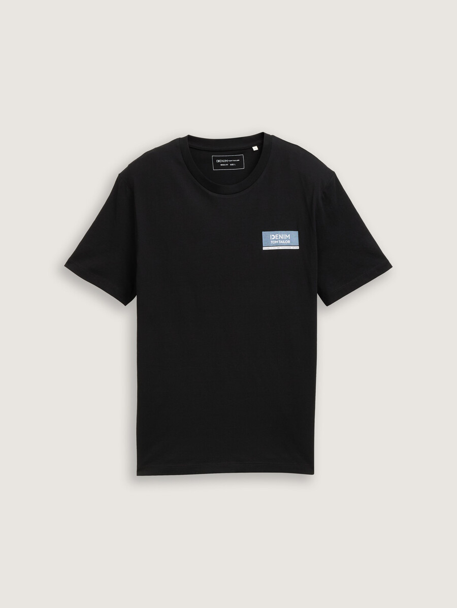 einfaches t-shirt mit logodruck