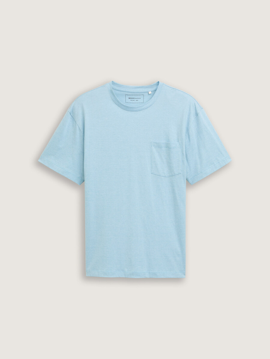 lässiges t-shirt mit brusttasche