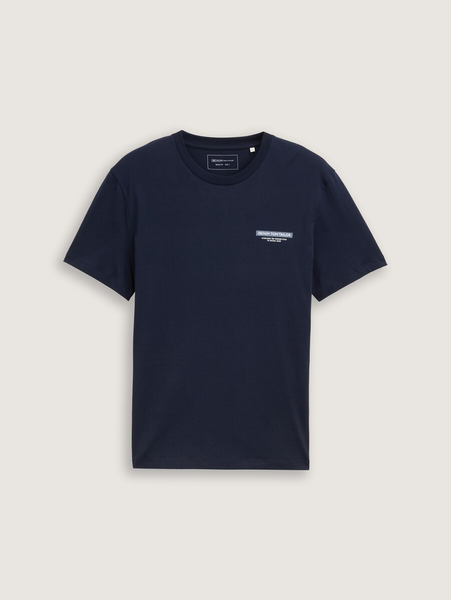 einfaches t-shirt mit logodruck
