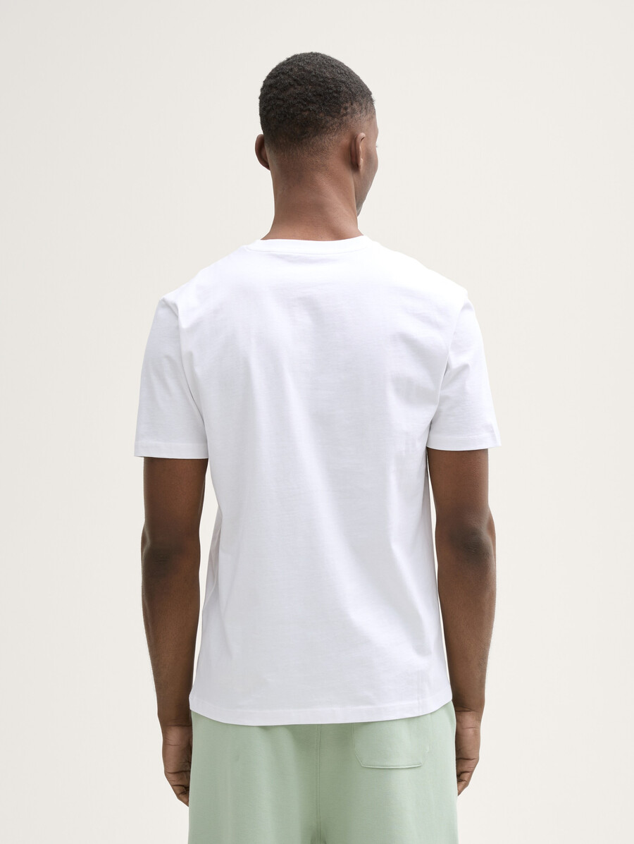 einfaches t-shirt mit logodruck