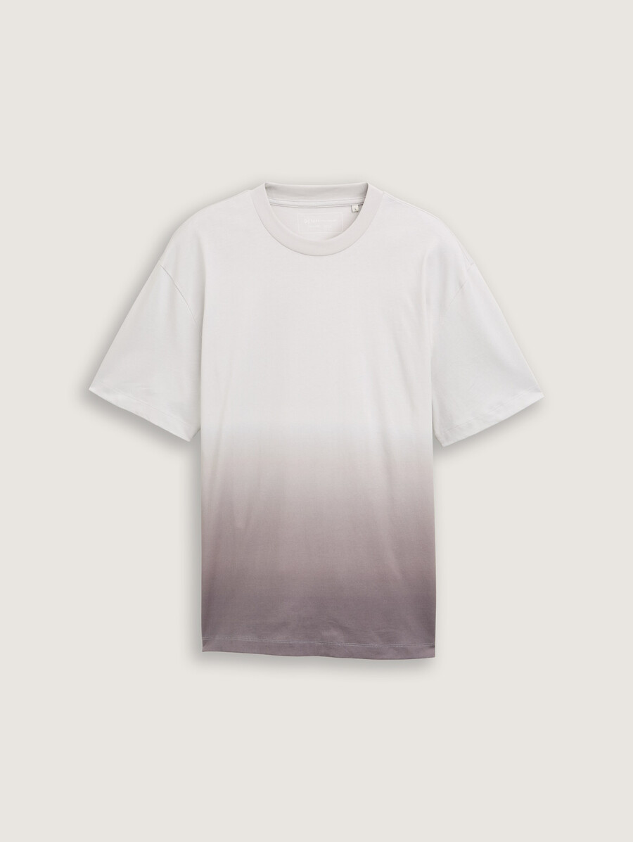 lässiges t-shirt mit farbverlauf