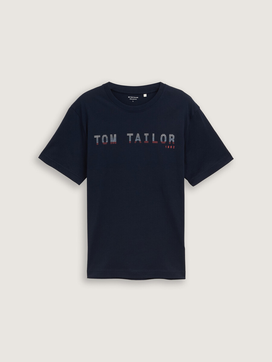 t-shirt mit logodruck