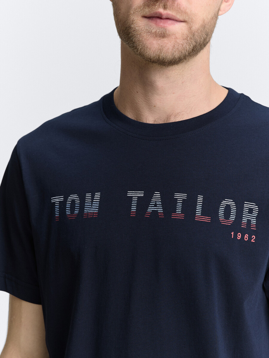 t-shirt mit logodruck
