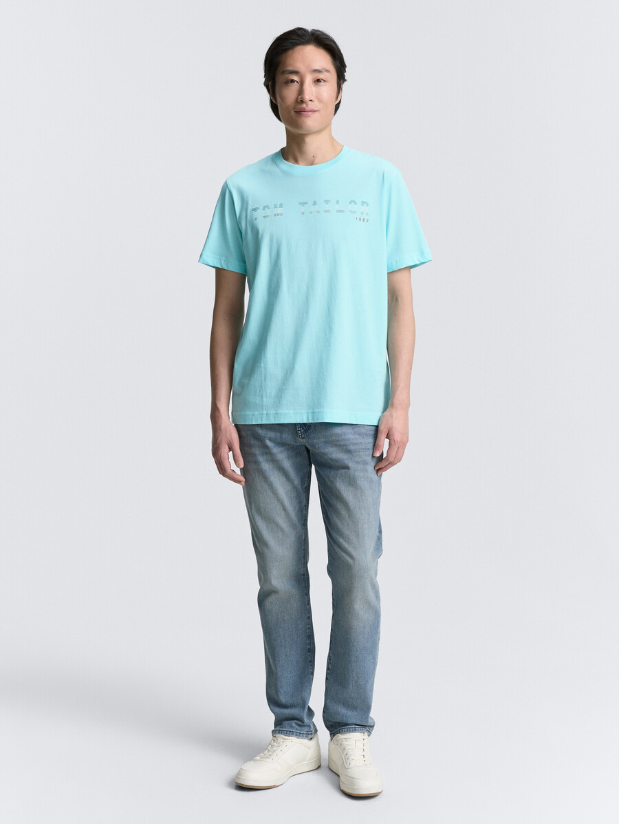 t-shirt mit logodruck