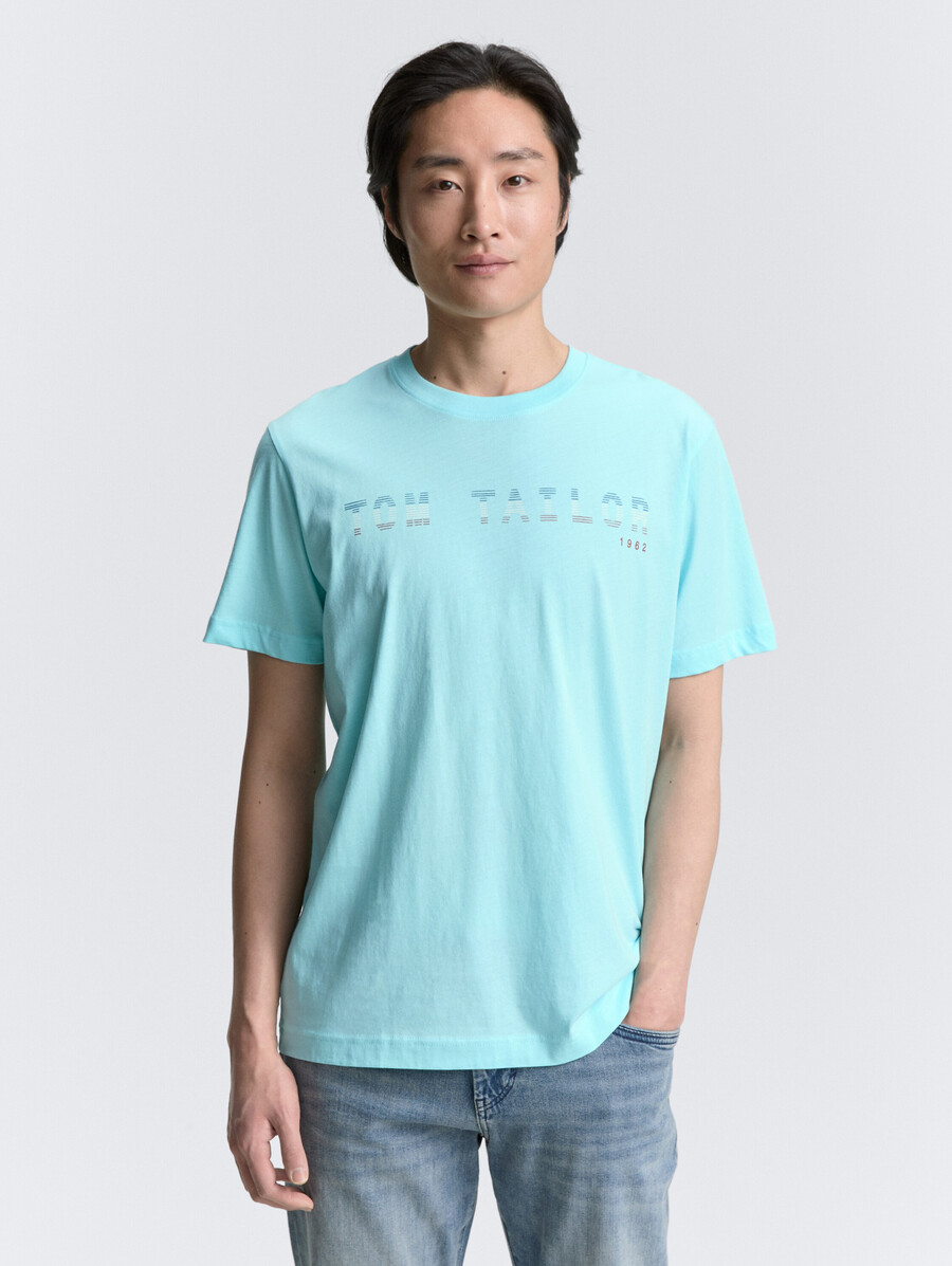 t-shirt mit logodruck