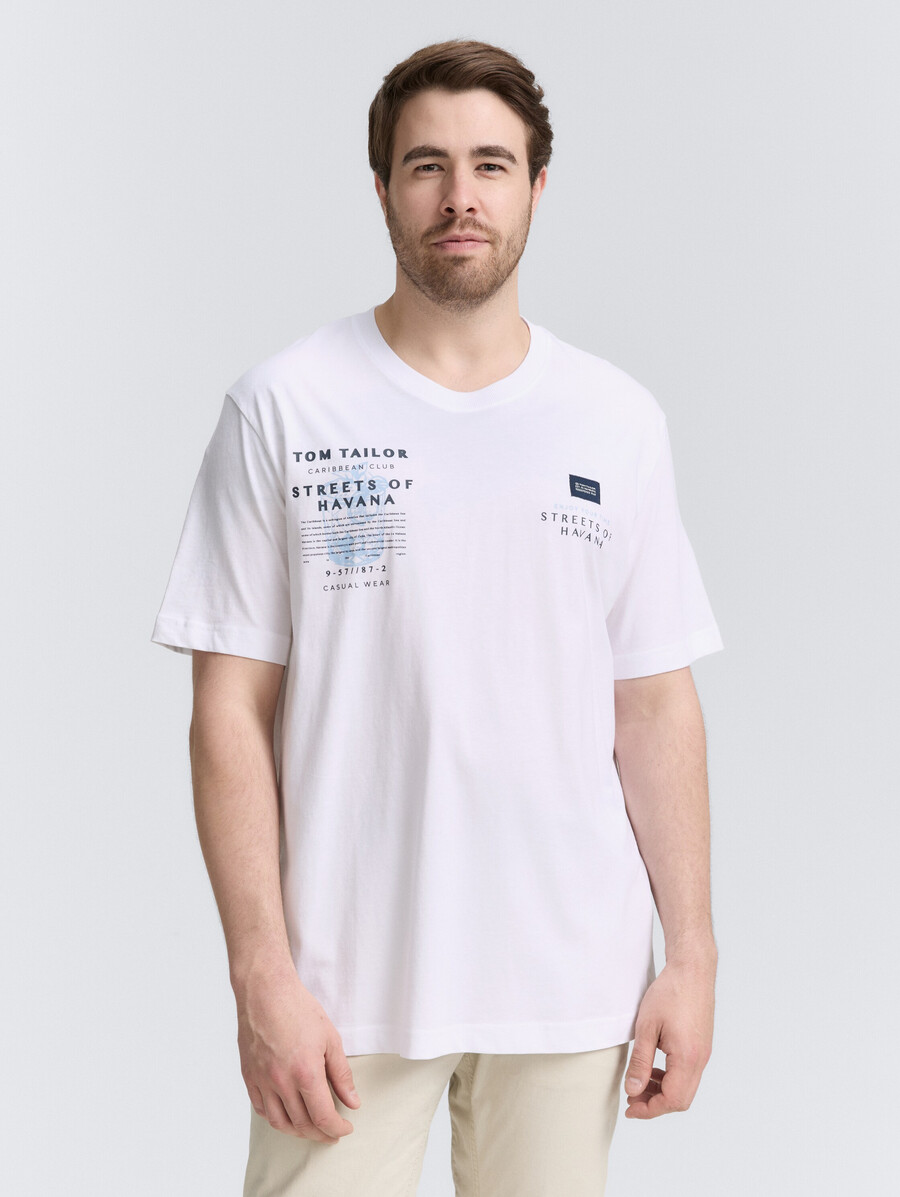 plus size - t-shirt mit aufdruck