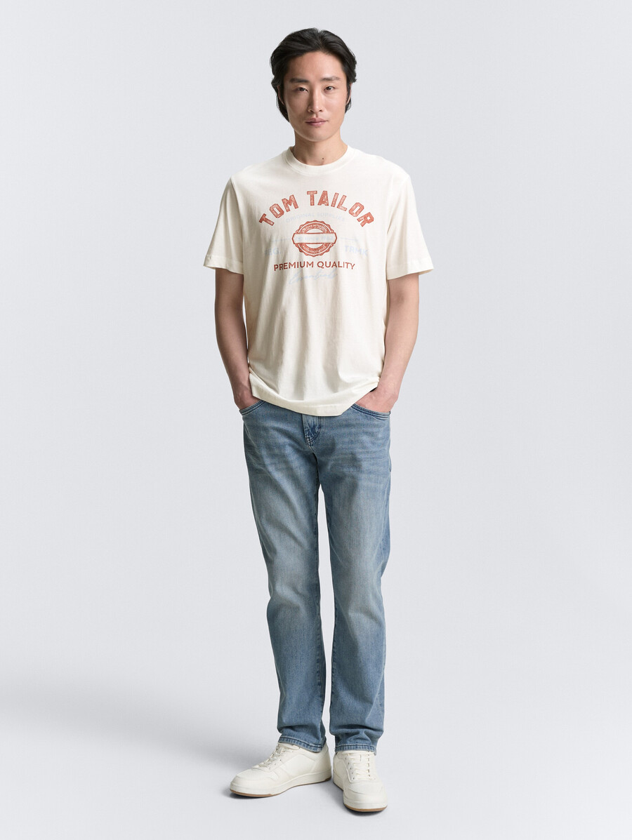 t-shirt mit logodruck