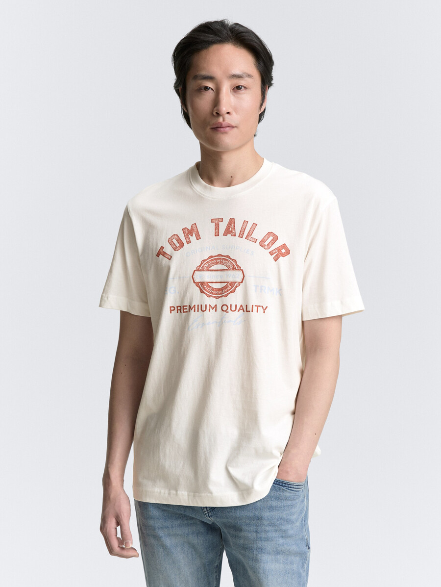 t-shirt mit logodruck
