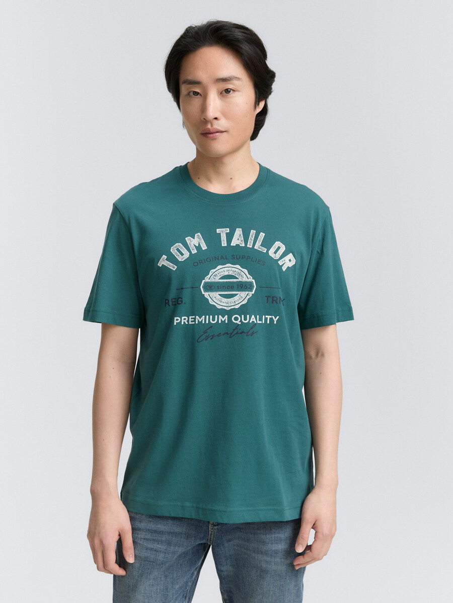 t-shirt mit logodruck