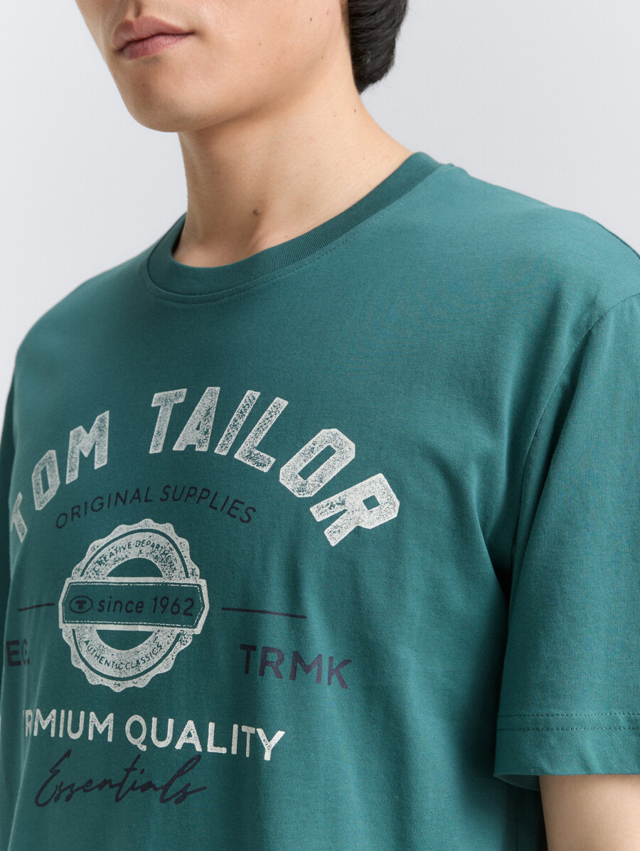 t-shirt mit logodruck