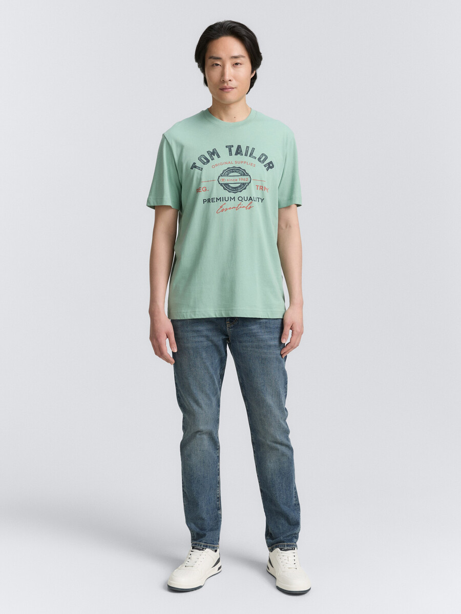 t-shirt mit logodruck