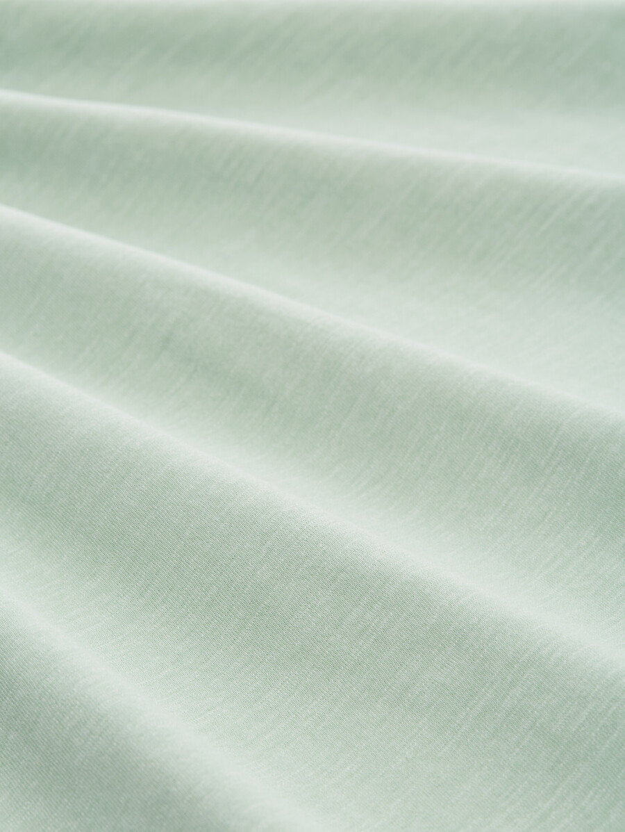 t-shirt im melange-look