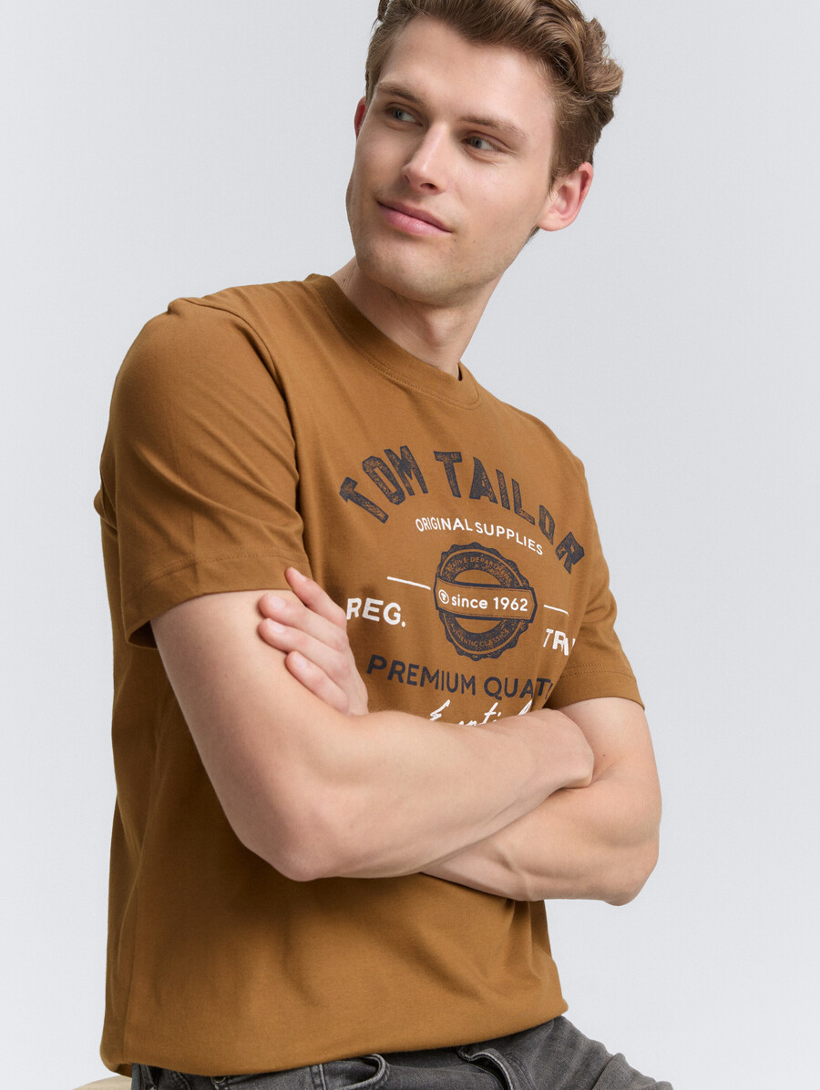 t-shirt mit logodruck