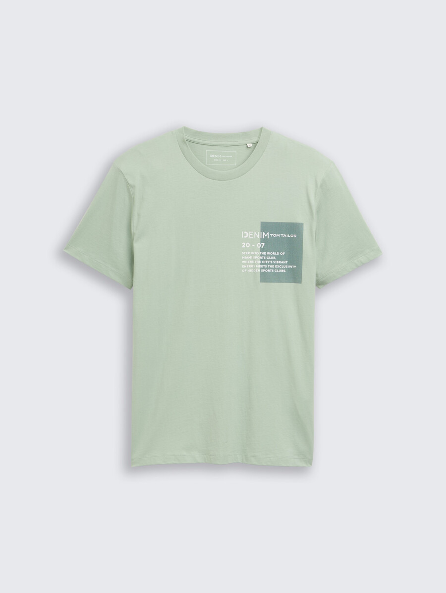 einfaches t-shirt mit logodruck