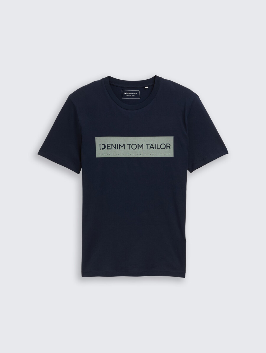 einfaches t-shirt mit logodruck