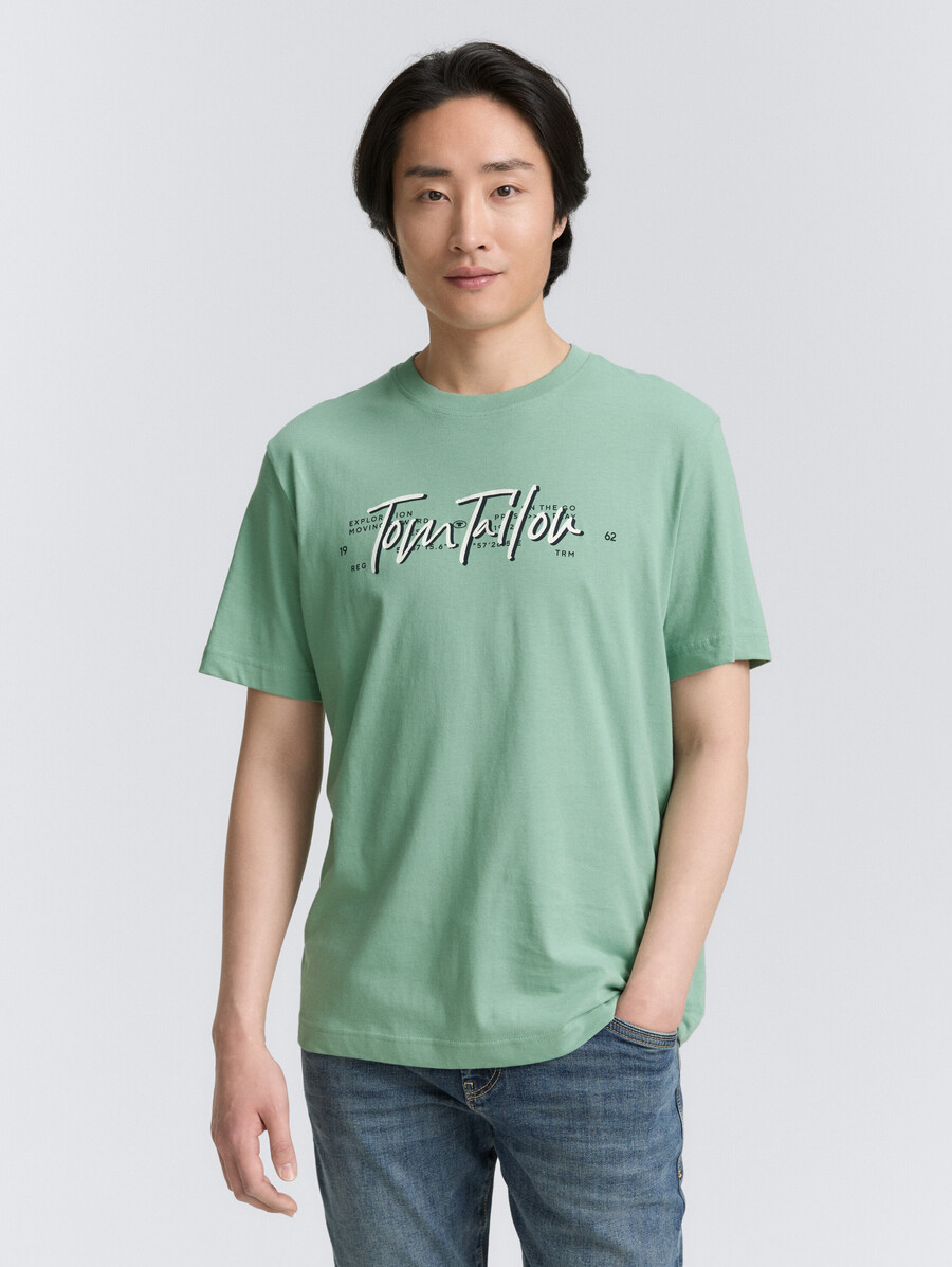 t-shirt mit logodruck