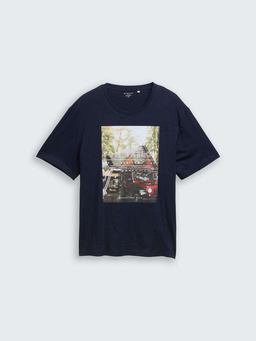 plus size - t-shirt mit fotodruck