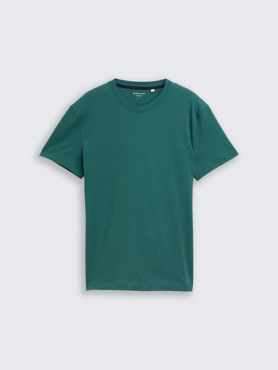 schmal geschnittenes t-shirt mit stretchanteil