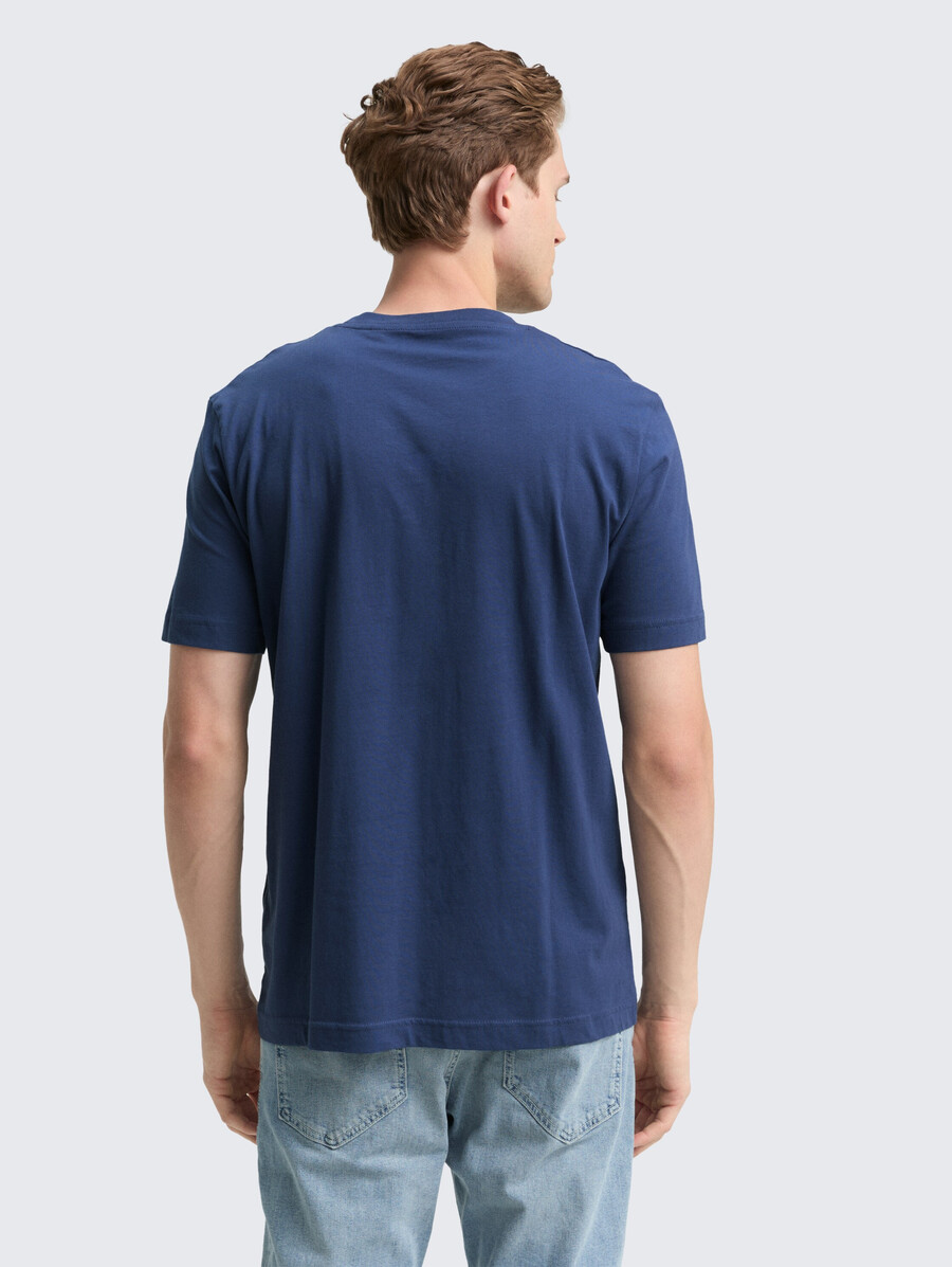 baumwoll-t-shirt mit logodruck
