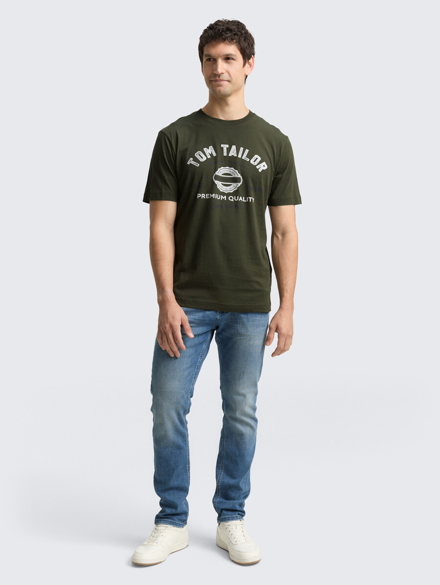 t-shirt mit logodruck