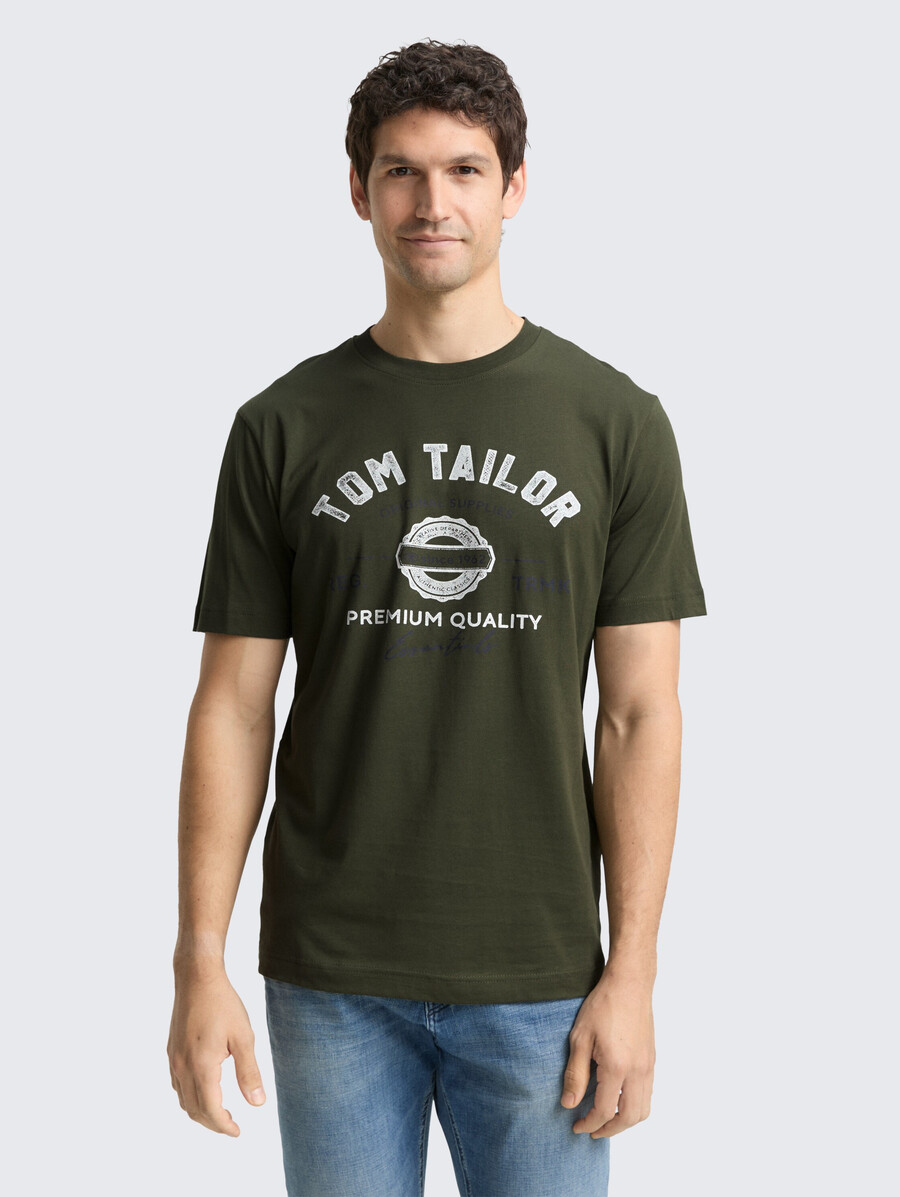 t-shirt mit logodruck