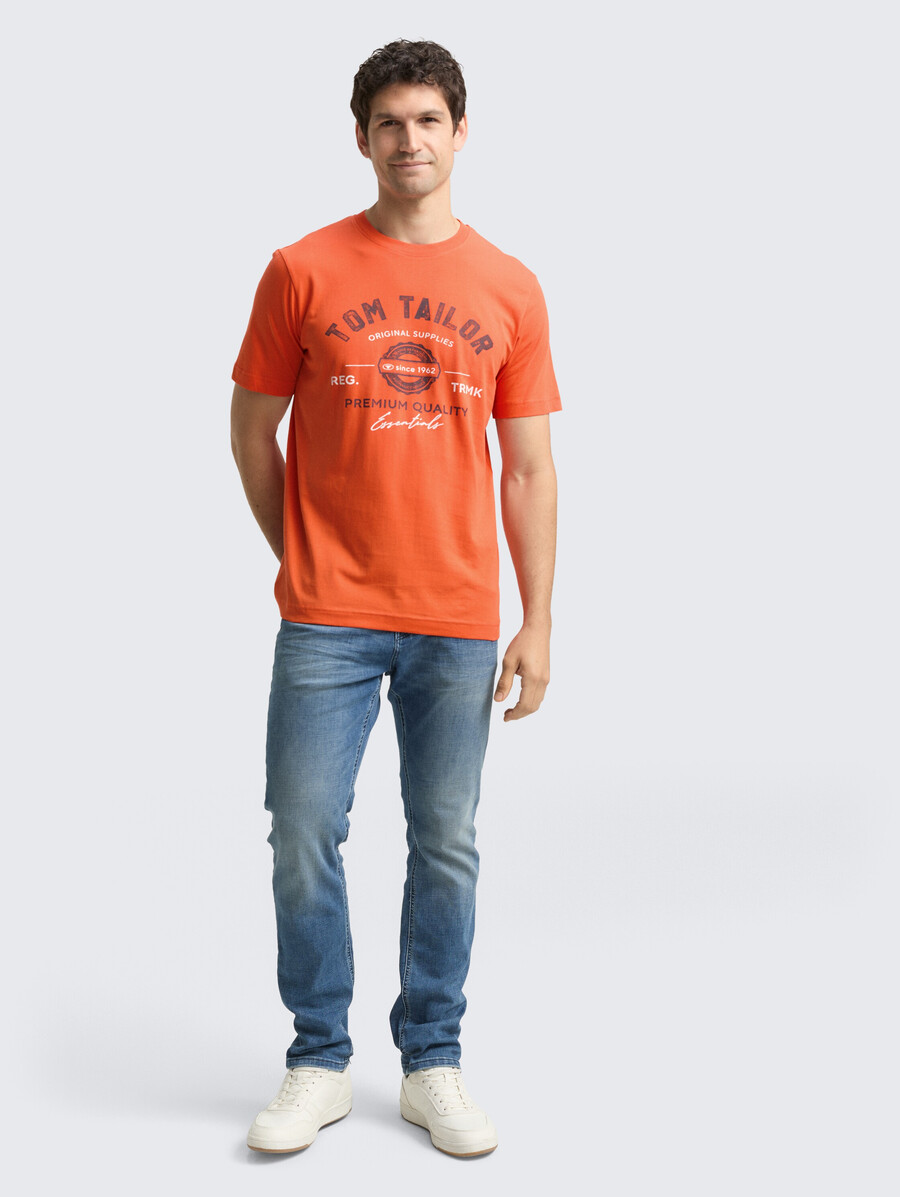 t-shirt mit logodruck