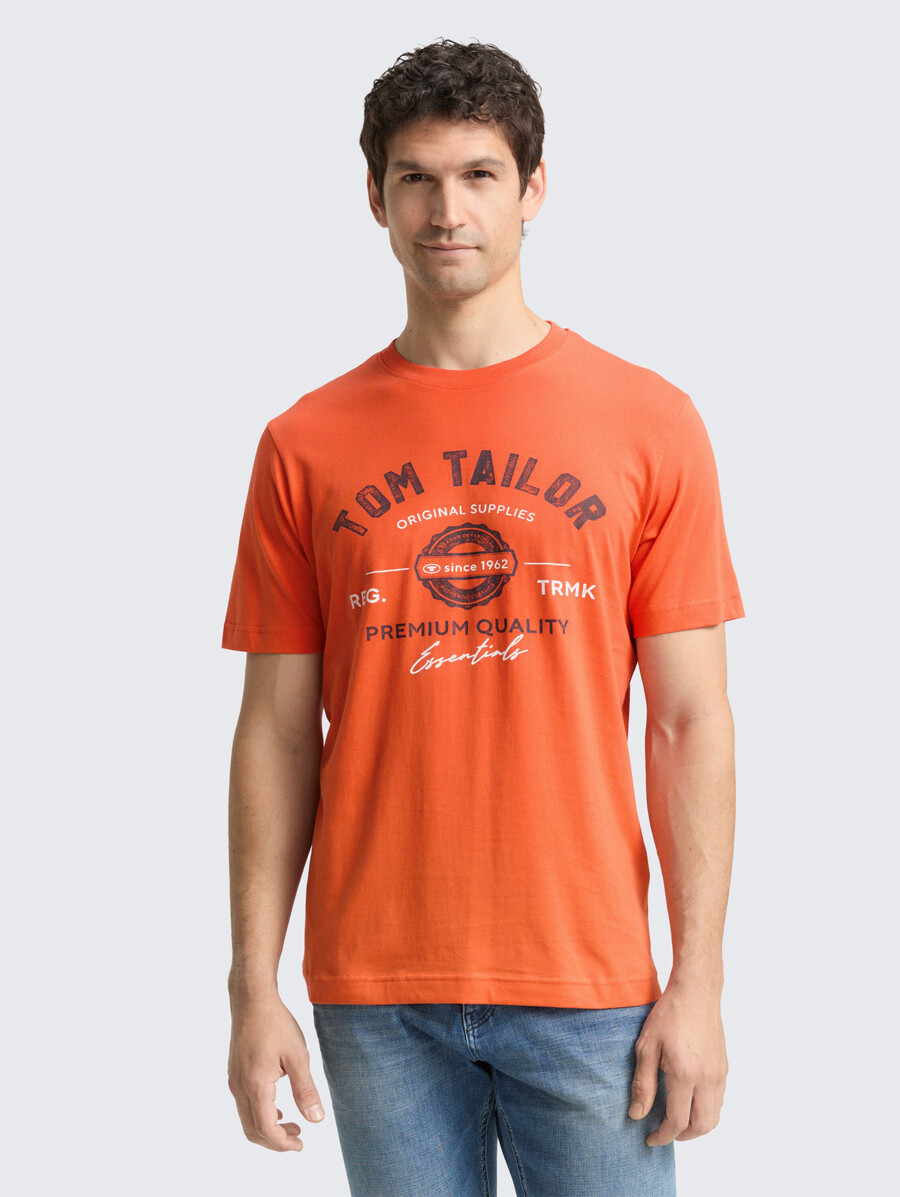 t-shirt mit logodruck