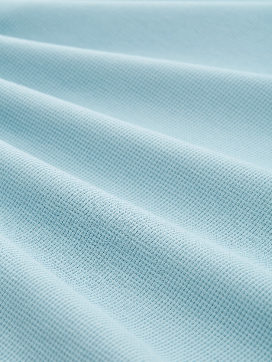 t-shirt mit waffelstruktur