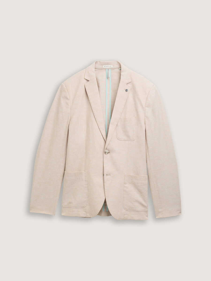 jacke mit leinenanteil