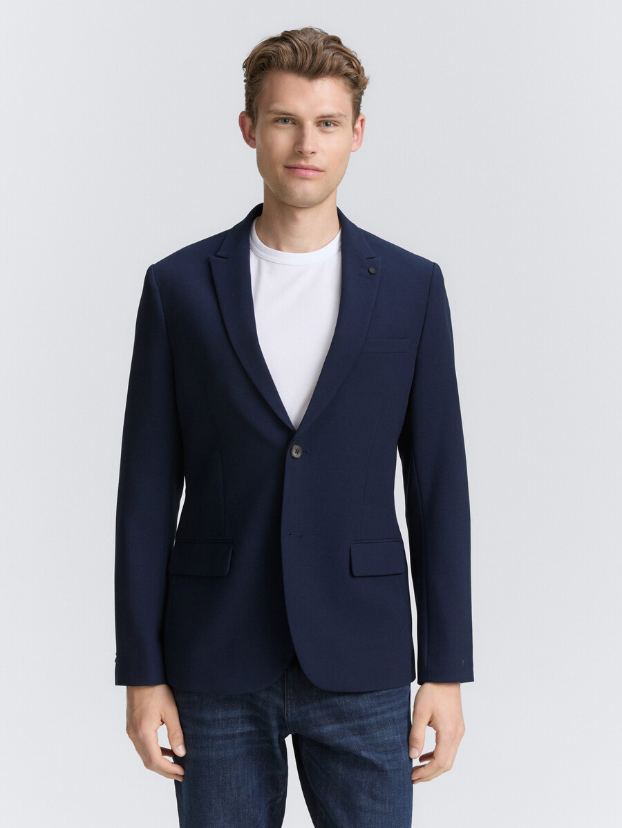 jacke in regulärer passform