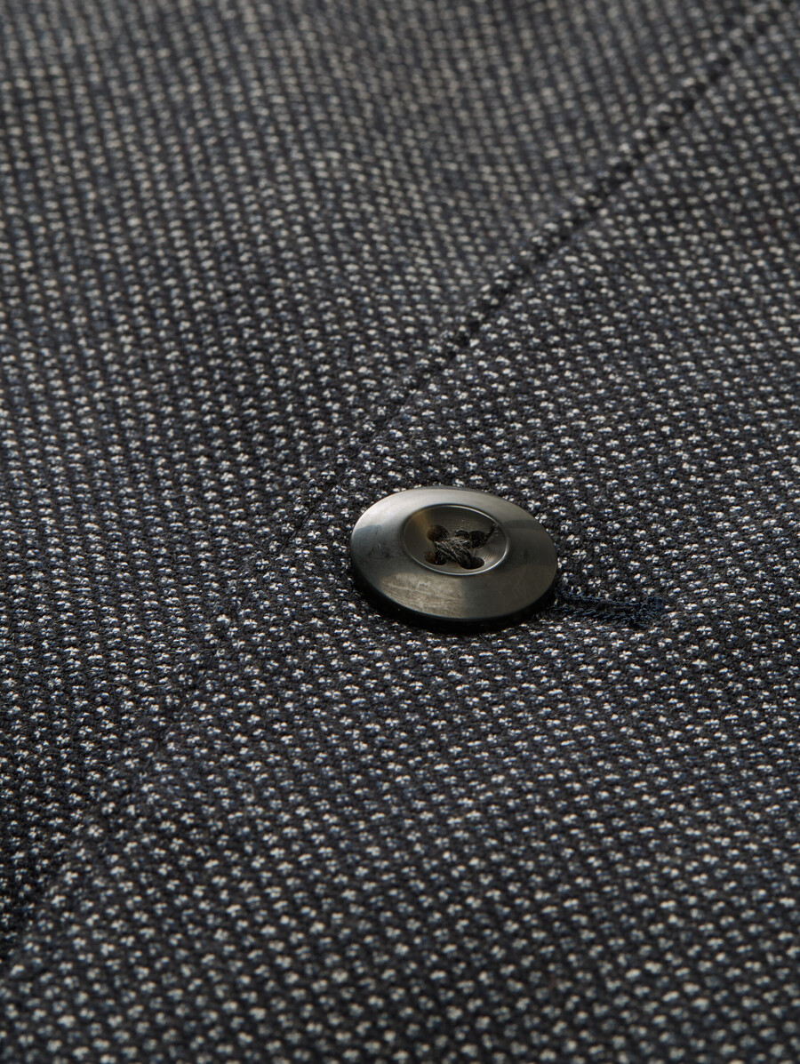 dobby-jacke mit stretch