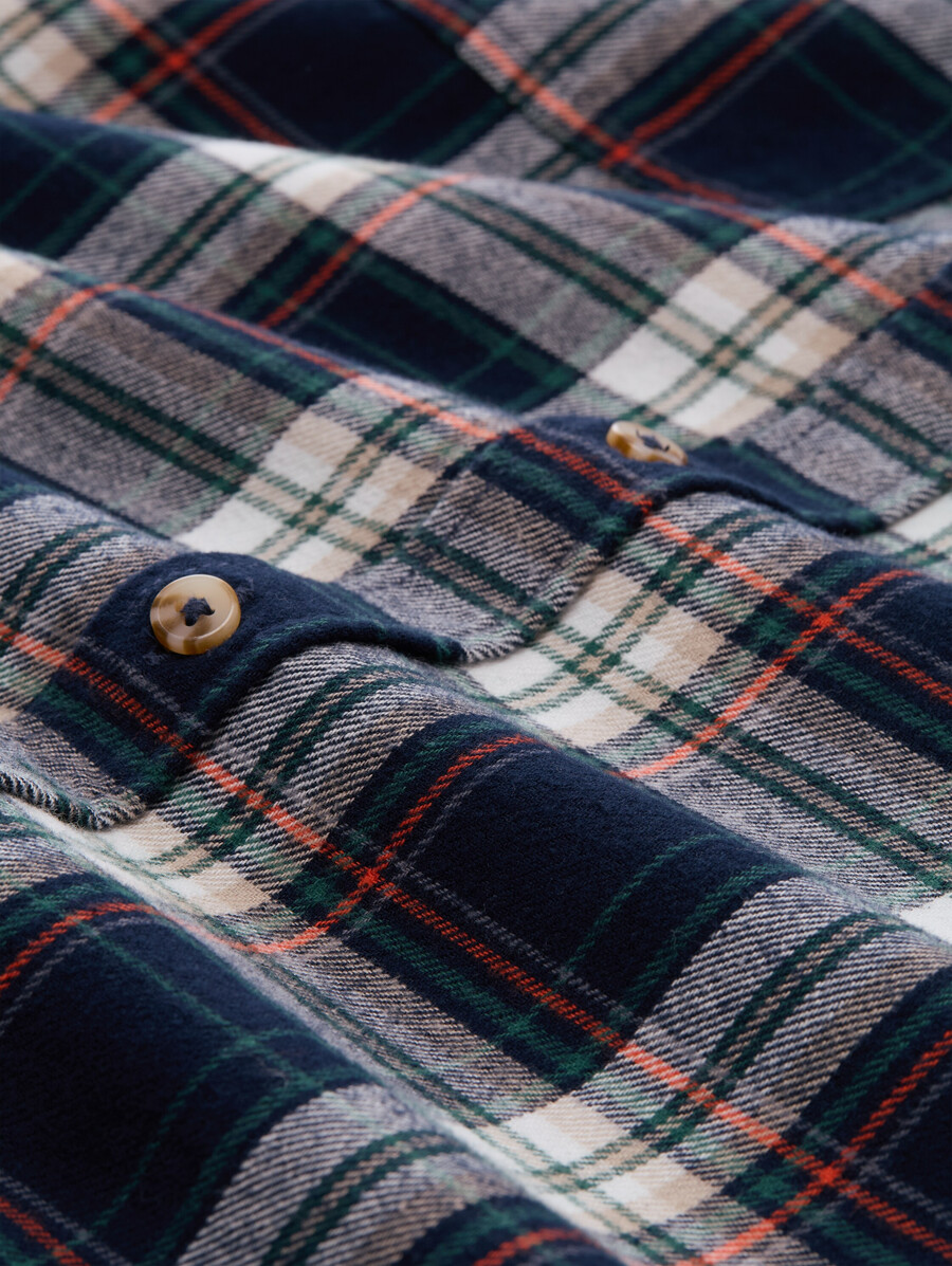 plus size – bequemes flanellhemd mit karomuster
