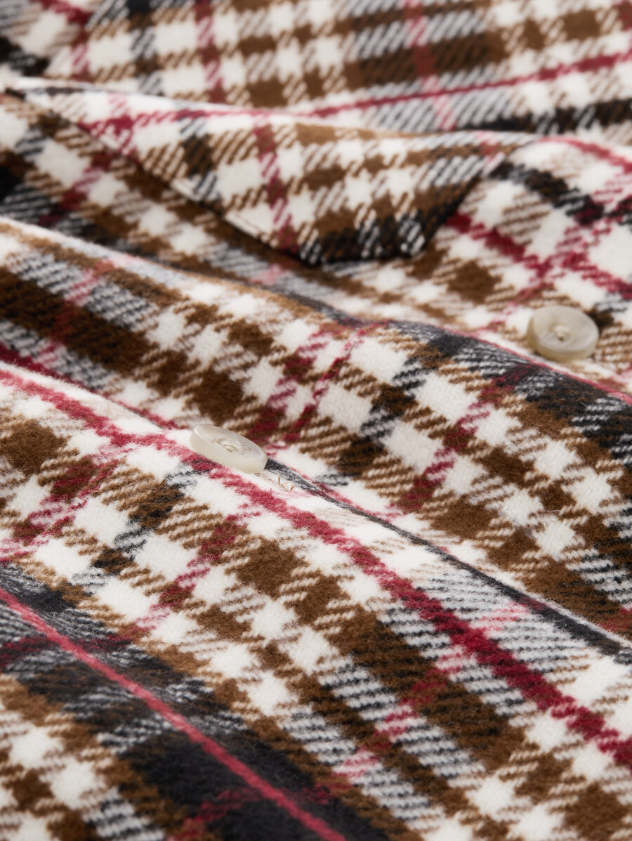 overshirt mit karomuster